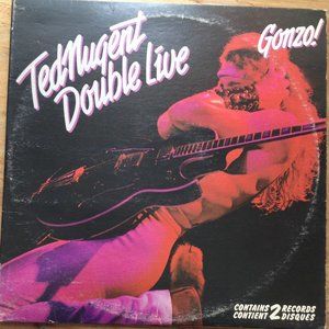 Ted Nugent Double Live Gonzo! Classic Rock Album 1978 Vinyl Record